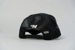 Load image into Gallery viewer, Staple Logo Millionaire Essentials Black Trucker Hat