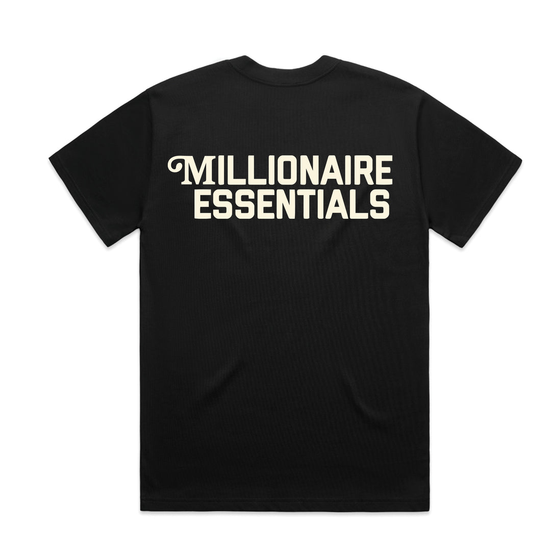 Millionaire Essentials Box Logo Heavy Tee (Black)