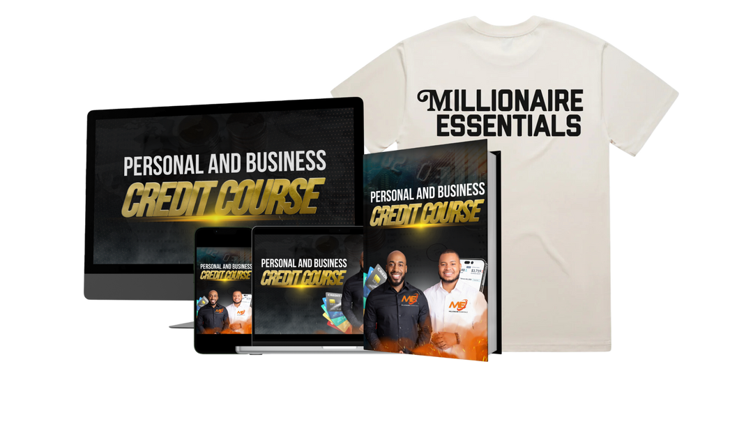 Millionaire Essentials Box Logo Heavy Tee (Off White)