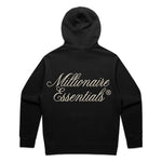 Load image into Gallery viewer, Living In Luxury Millionaire Essentials Black &amp; Off White Hoodie
